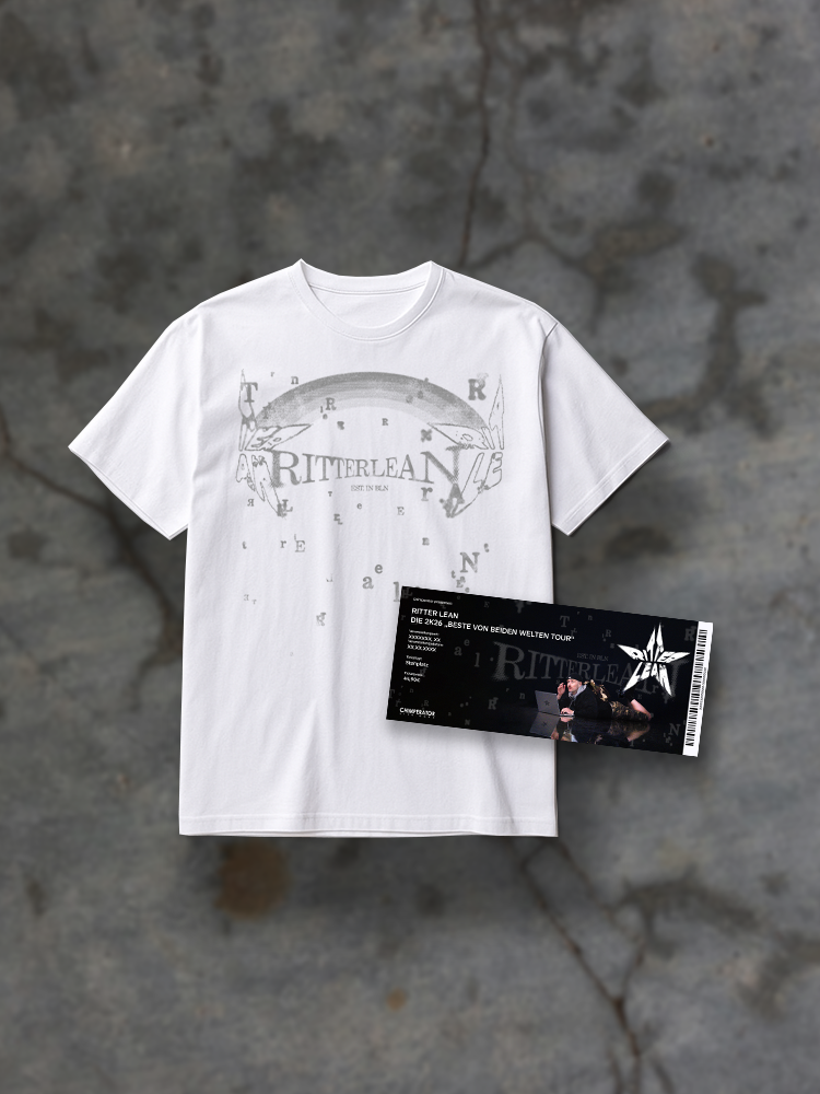 Ritter Lean - DIE 2K26 „BESTE VON BEIDEN WELTEN TOUR“ T-Shirt -  Ticket Bundle - Wiesbaden
